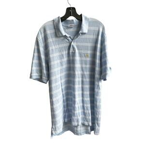 Brooks Brothers Blue Striped Polo Shirt Men's Size Large | 43-25